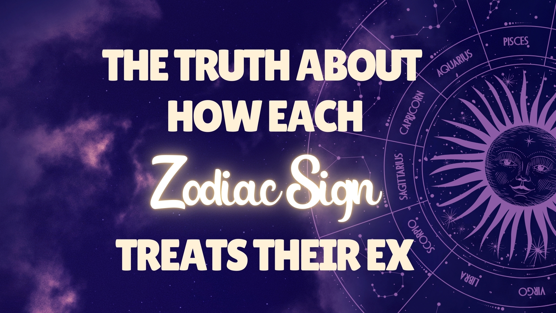 cómo trata cada signo del zodiaco a su ex