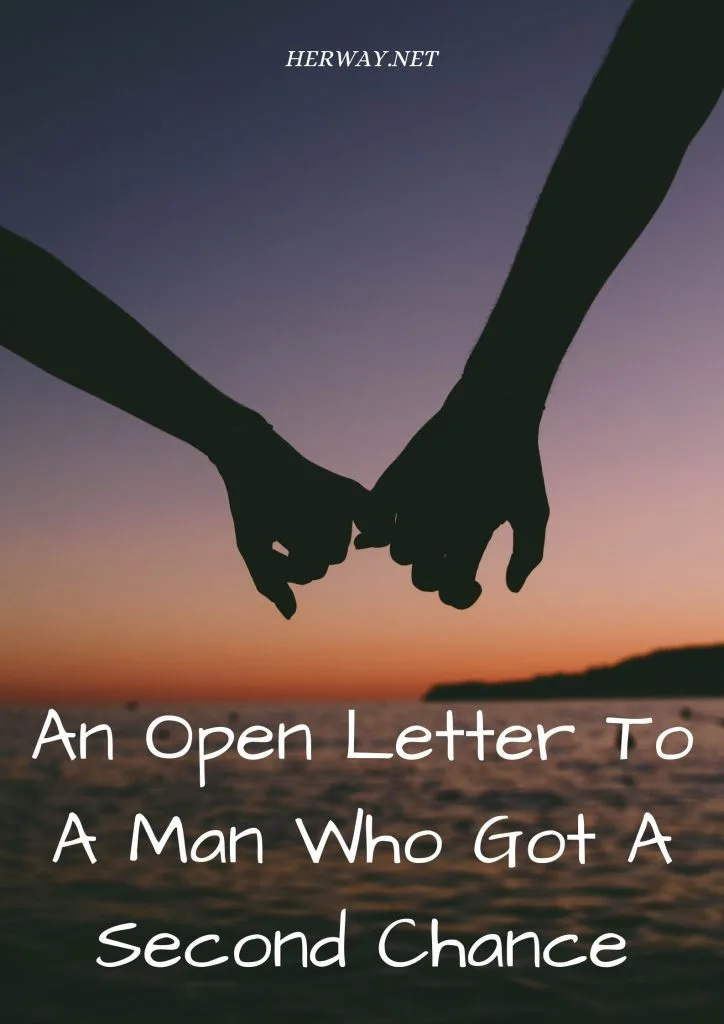 An Open Letter To A Man Who Got A Second Chance