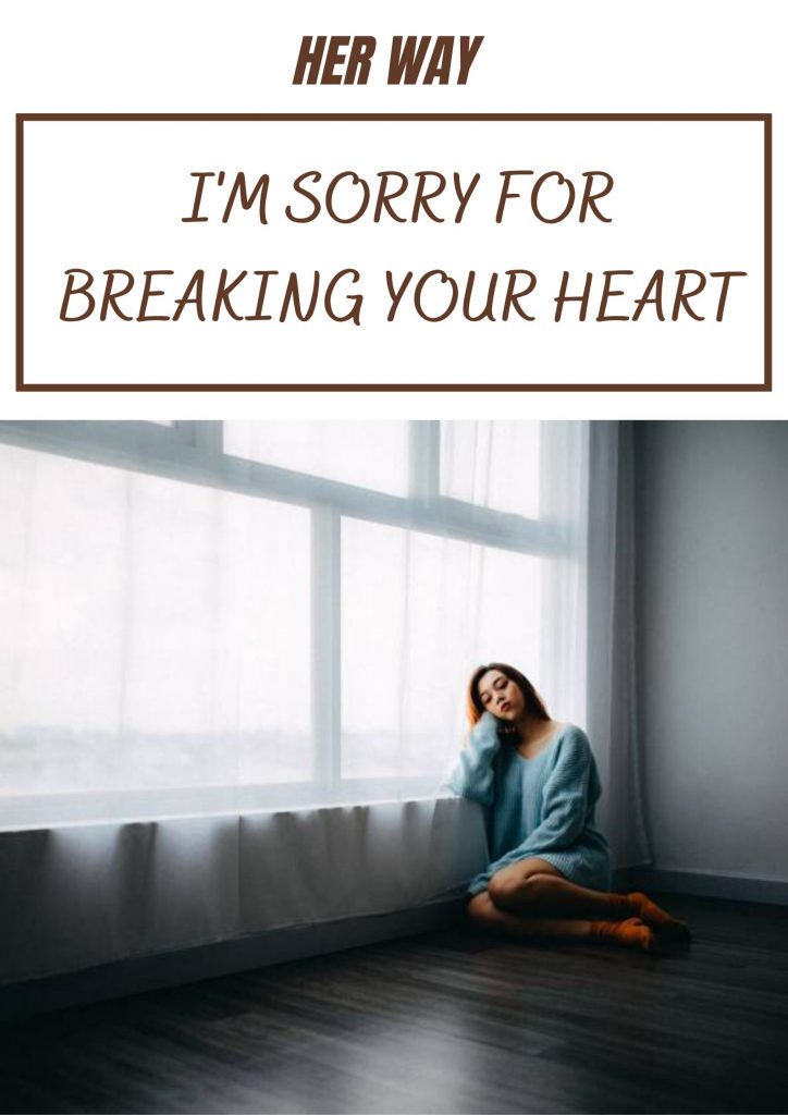 I'm Sorry For Breaking Your Heart