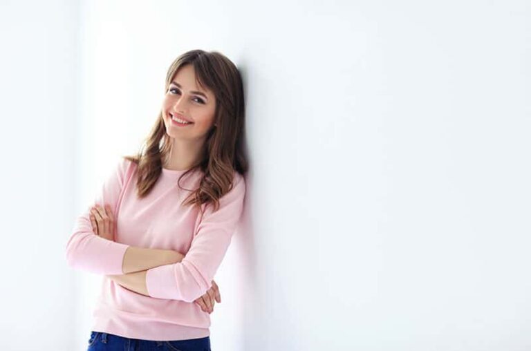 pretty woman posing