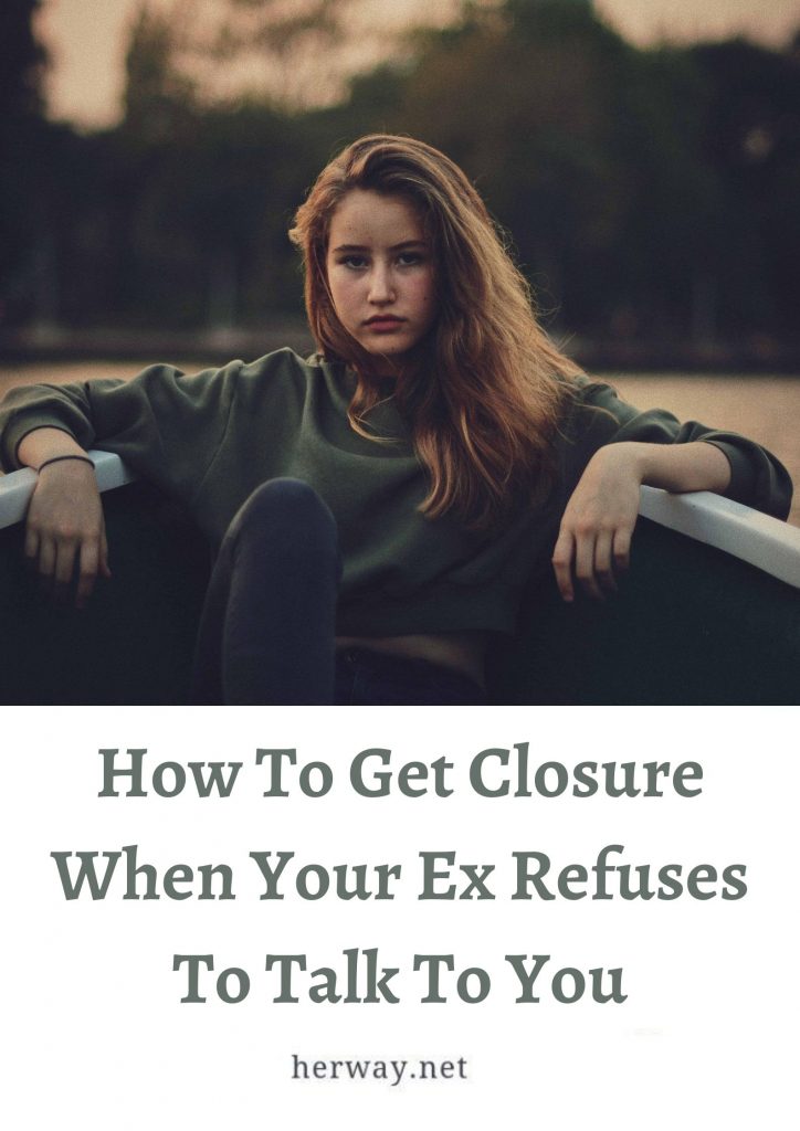 Cómo cerrar el círculo cuando tu ex se niega a hablar contigo