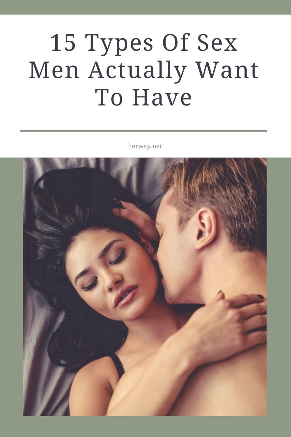 15 tipi di sesso che gli uomini vogliono davvero fare