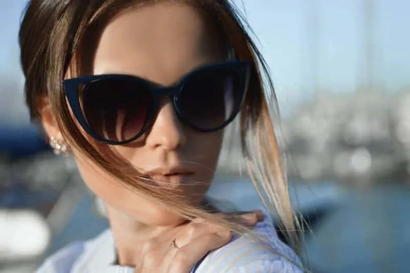photography of woman focus wearing sunglasses