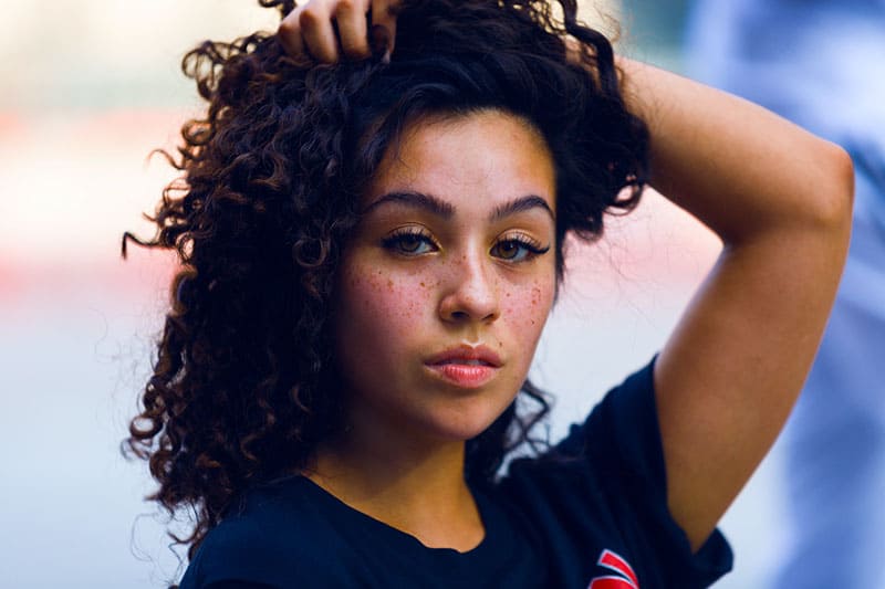 georgeous young woman posing