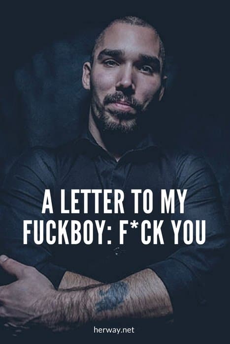 Una lettera al mio scopatore: F*ck You