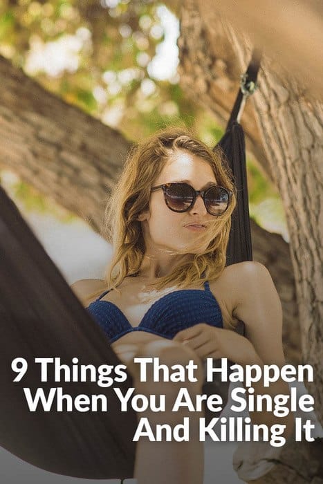 9 cose che succedono quando si è single e ci si diverte da morire 