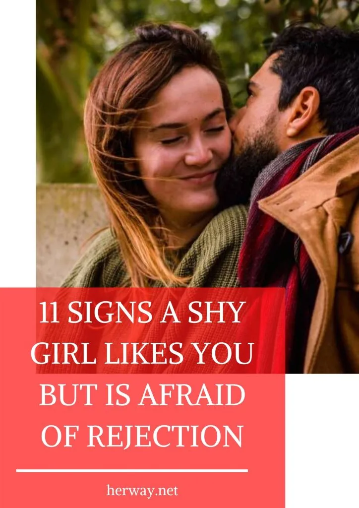 When a shy girl is attracted to you