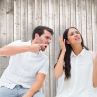 man yelling at woman outdoor