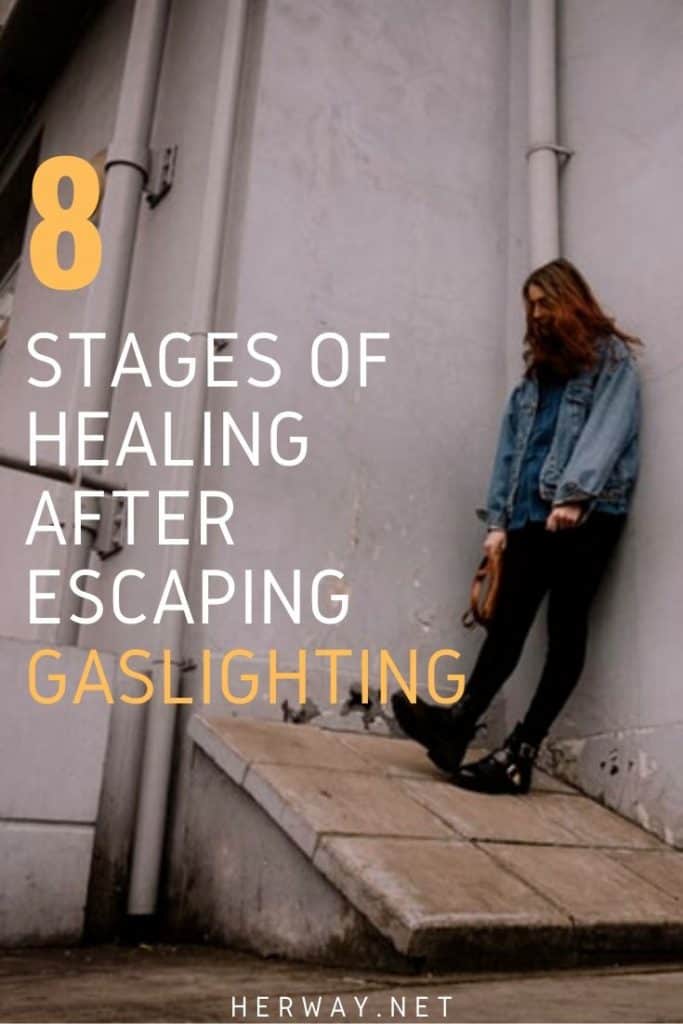 8 etapas de la curación tras escapar del gaslighting