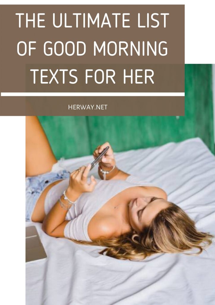 The Ultimate List Of Good Morning Texts For Her 
