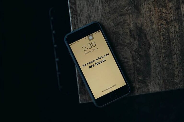 foto de la pantalla de bloqueo del teléfono