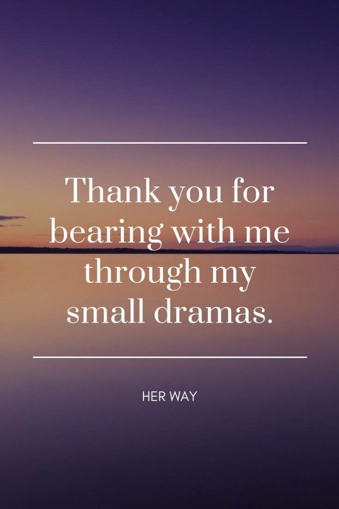 Thank you for bearing with me through my small dramas.