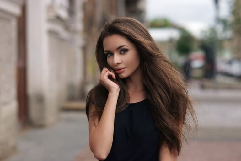 attractive girl posing