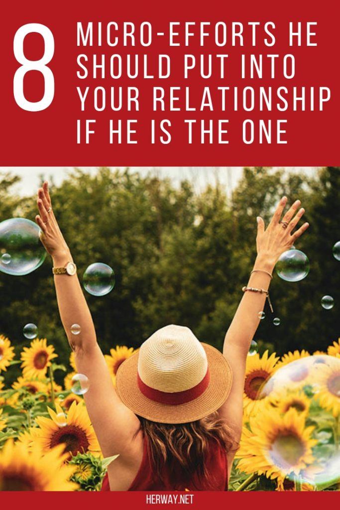 8 microesfuerzos que debería poner en tu relación si es el elegido