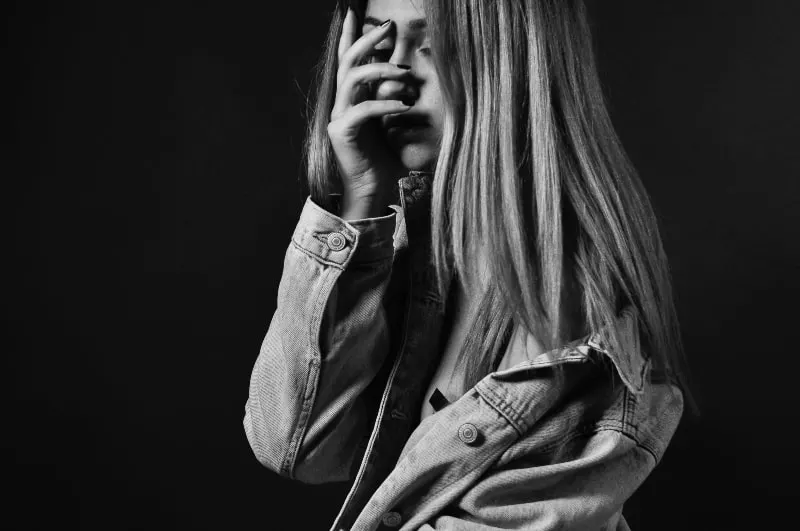 girl with long hair