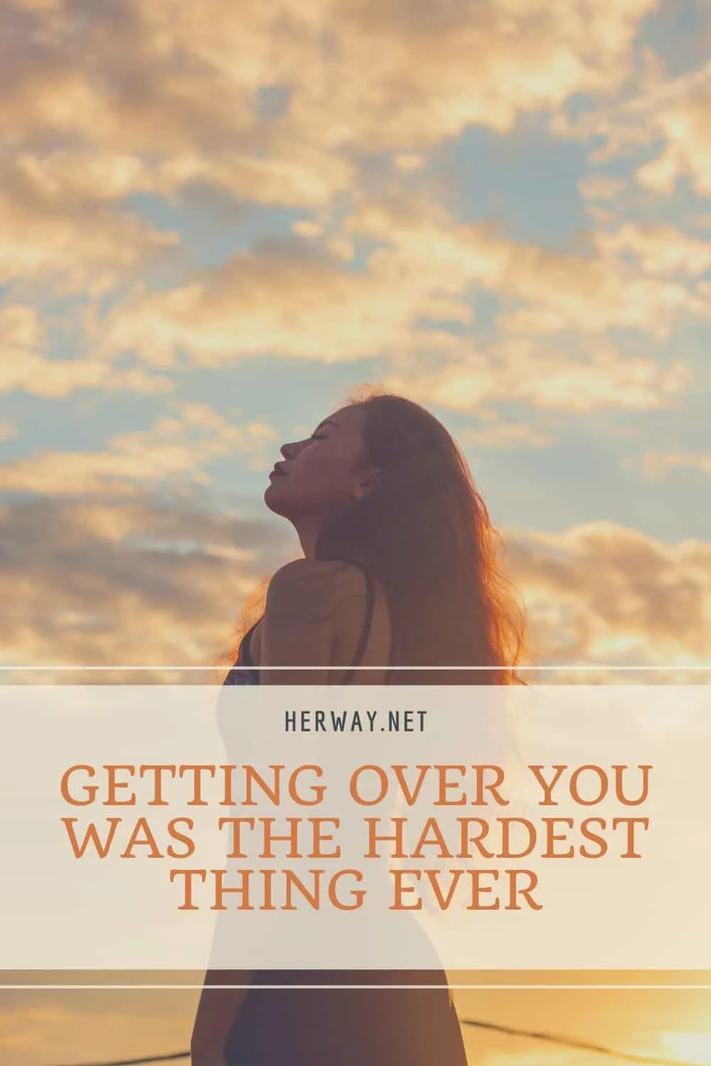 GETTING OVER YOU WAS THE HARDEST THING EVER