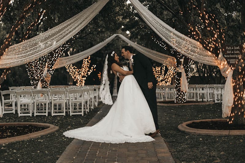 pareja el día de su boda