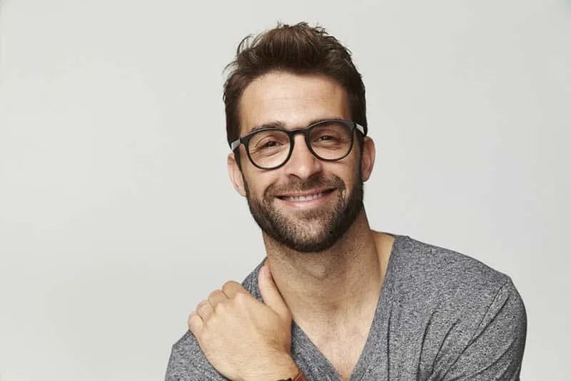 man smiling for camera