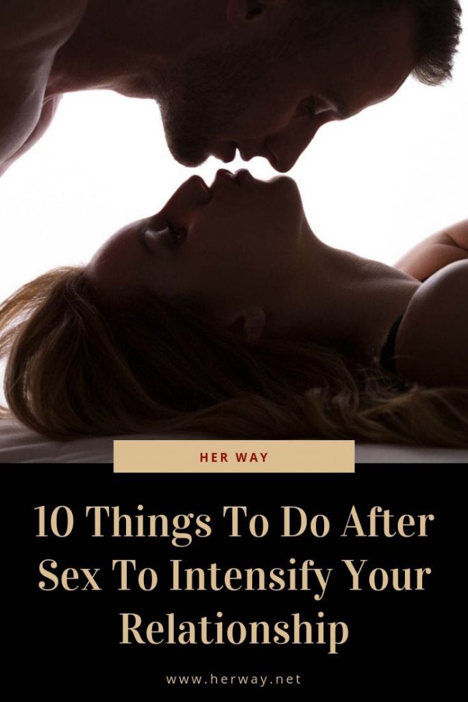 10 cosas que hacer después del sexo para intensificar la relación