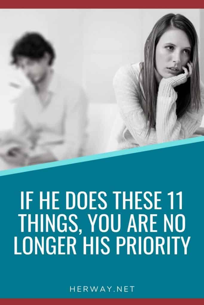 Se fa queste 11 cose, non sei più la sua priorità