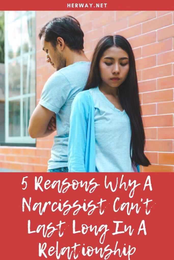 5 razones por las que un narcisista no puede durar mucho en una relación