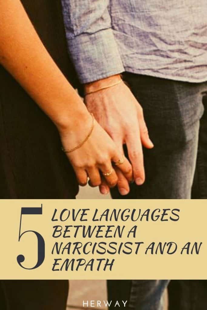 5 linguagens do amor entre um narcisista e um empático