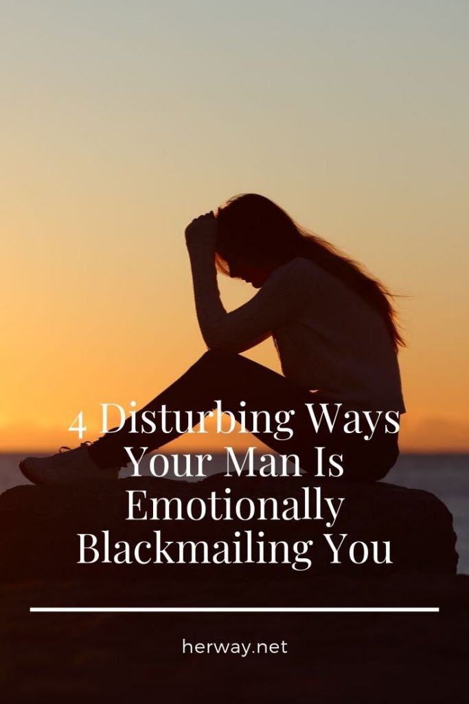 4 modi inquietanti in cui il vostro uomo vi sta ricattando emotivamente