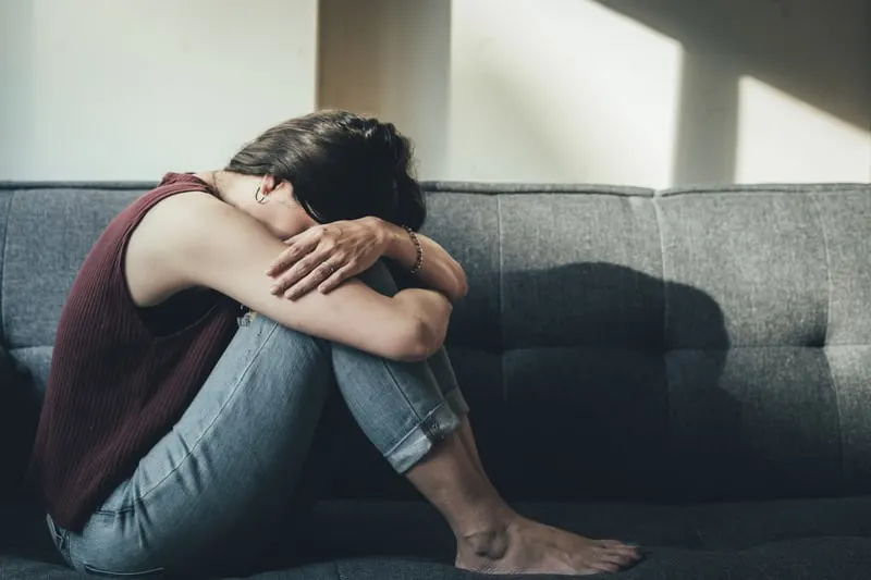 panic attacks young girl sad