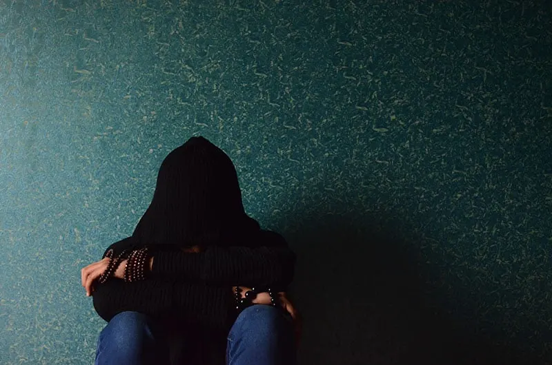 unhappy woman