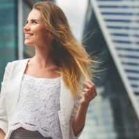 Portrait of a beautiful business woman