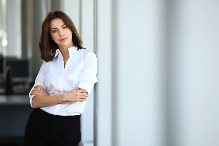 Modern business woman in the office