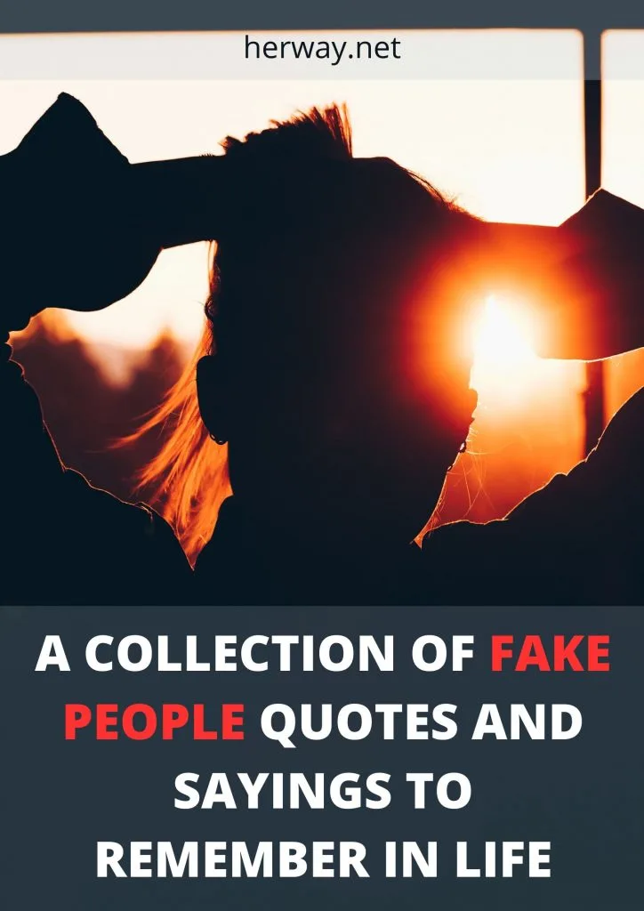 A Collection Of Fake People Quotes And Sayings To Remember In Life
