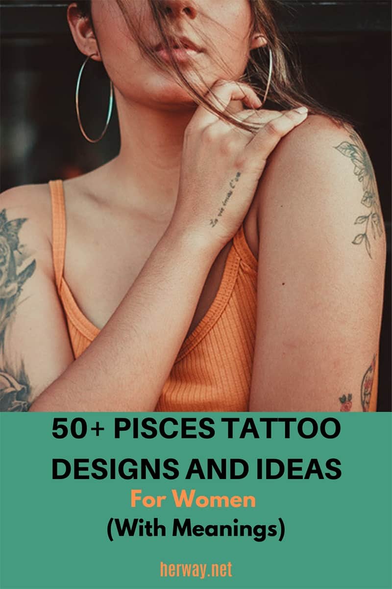 50+ Pisces Tattoo Designs And Ideas For Women (With Meanings) Pinterest