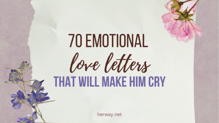 70 lettere d'amore emotive per lui che lo faranno piangere.