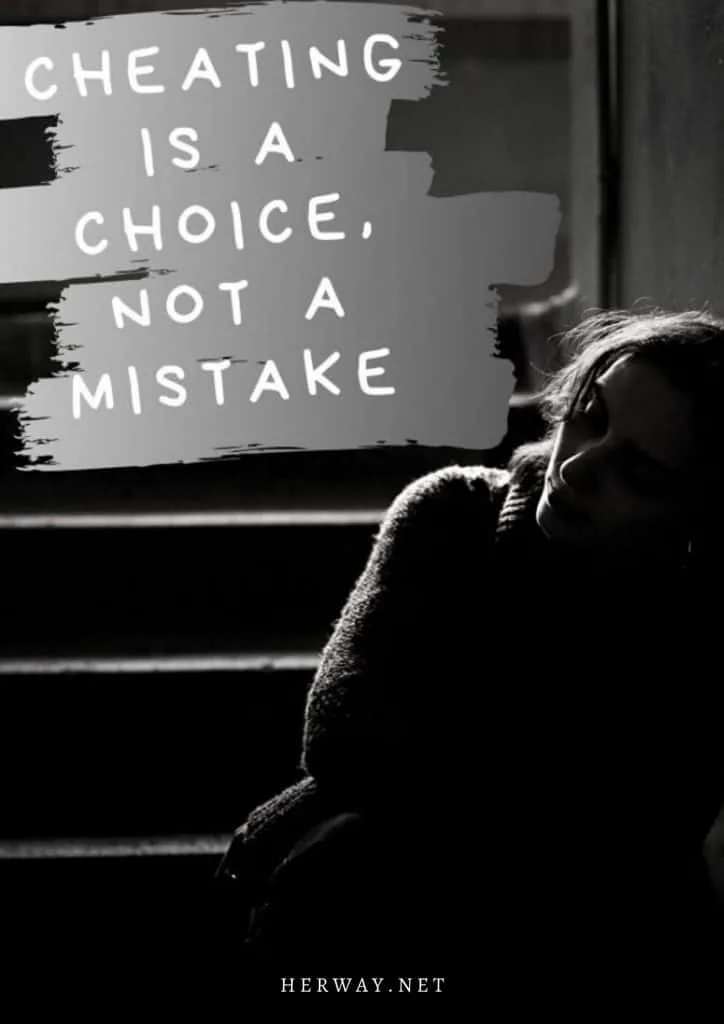 Cheating Is A Choice, Not A Mistake