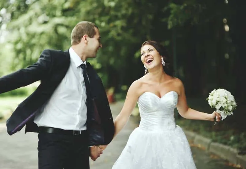 Newly married couple is going crazy.