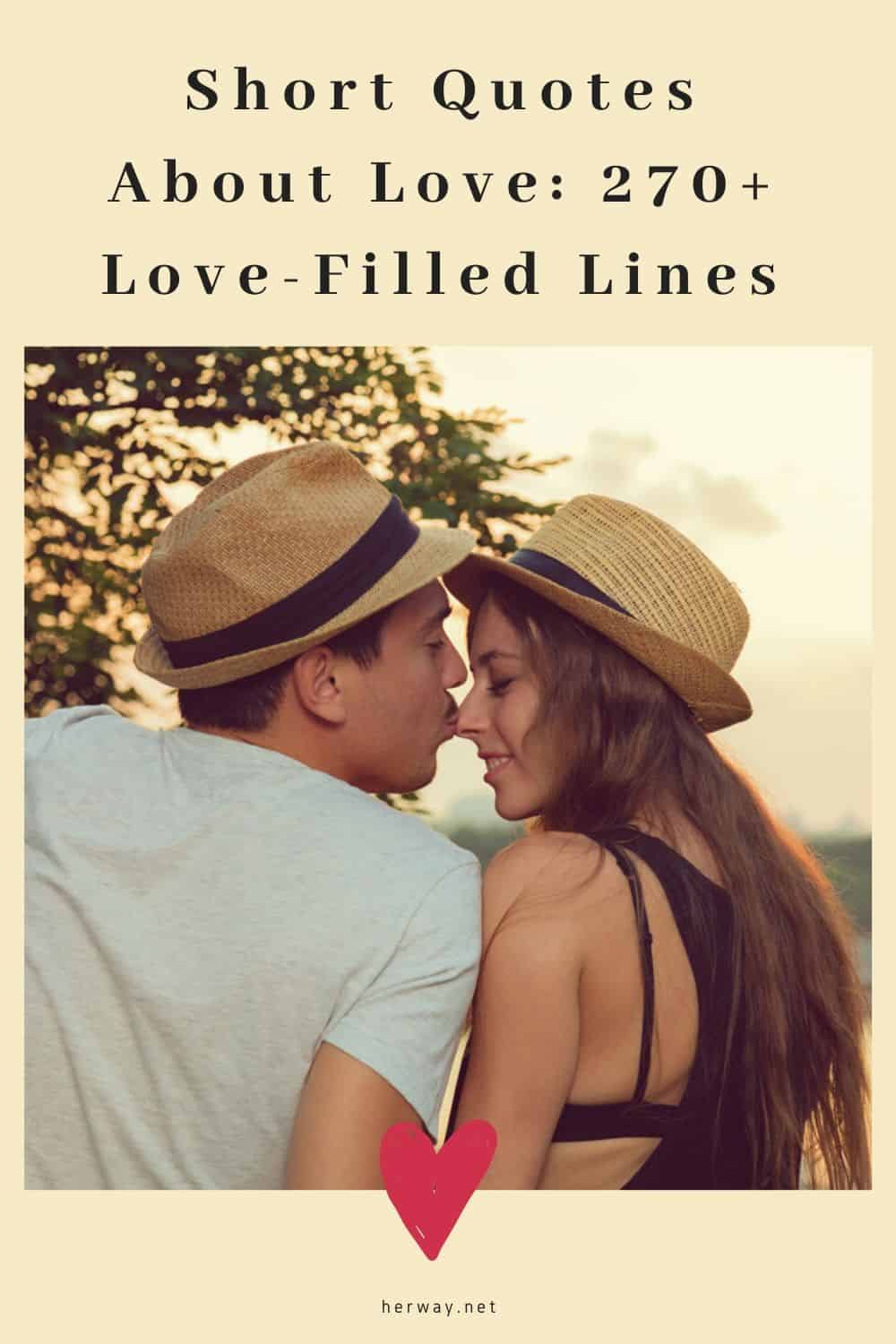 Citas cortas sobre el amor 270+ Líneas llenas de amor 