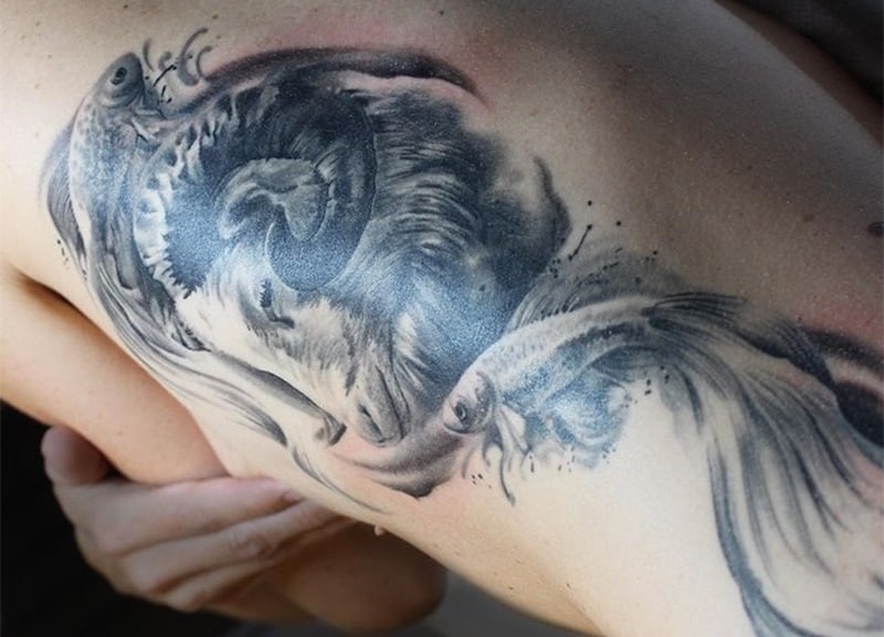39 Cool Mermaid Tattoos On Back - Tattoo Designs – TattoosBag.com