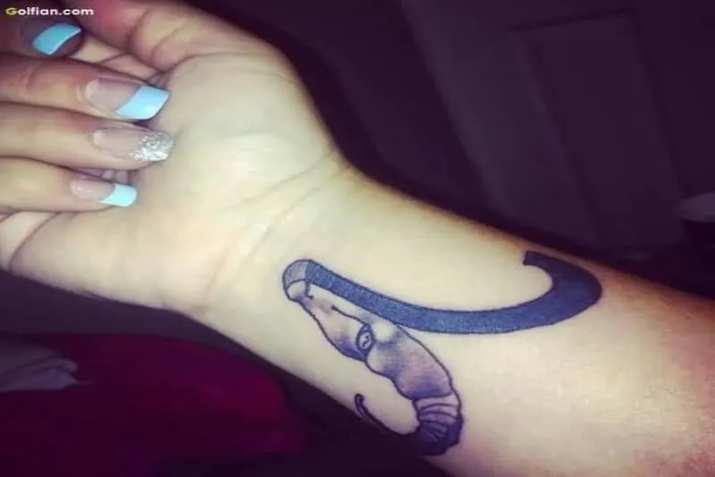 wonderful aries woman wrist tattoo