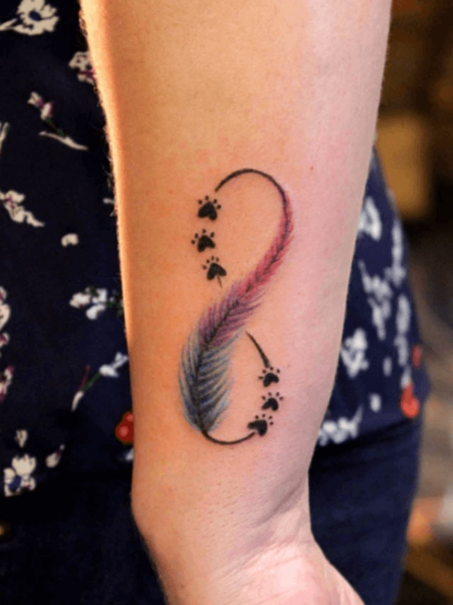 Infinity Feather Tattoo Meaning And Symbolism - MyTatouage.com
