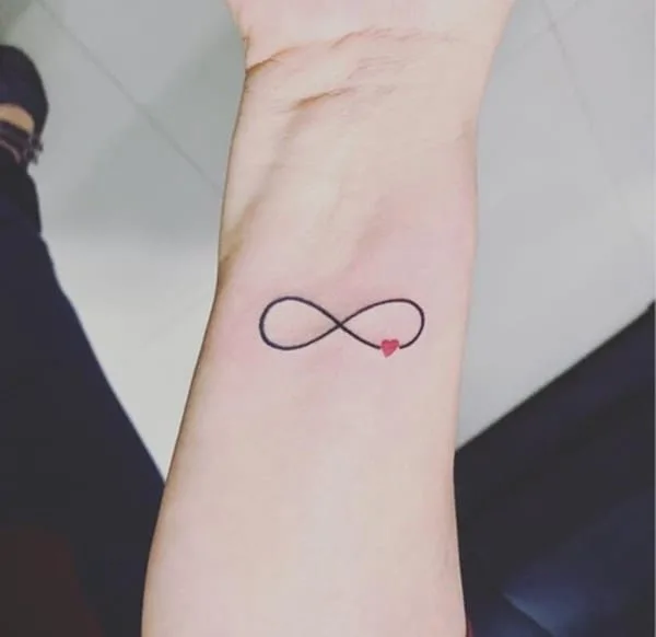 infinity heart ring tattoo