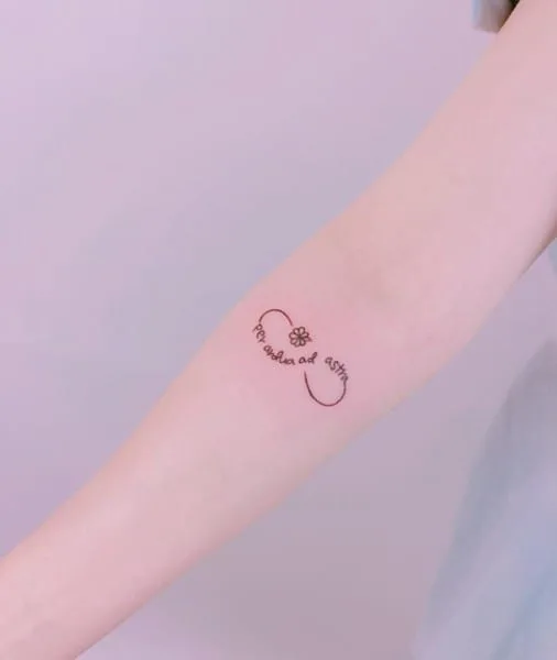 per ardua ad astra infinity tattoo