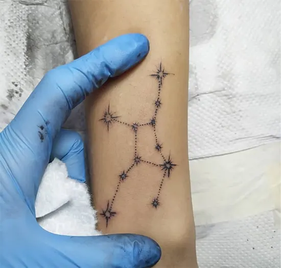 simple wrist constellation of Virgo