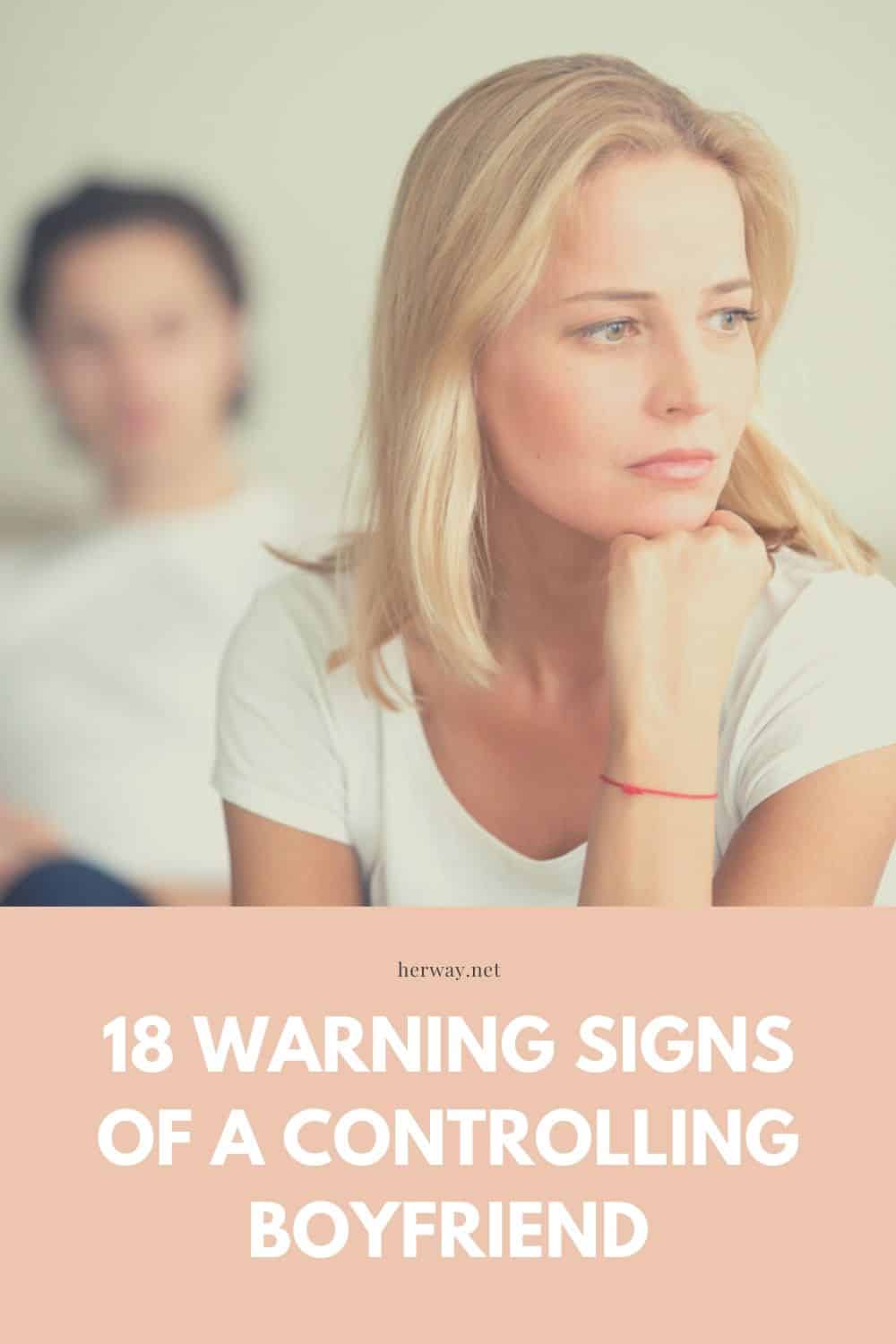 18 segnali d'allarme di un fidanzato dispotico
