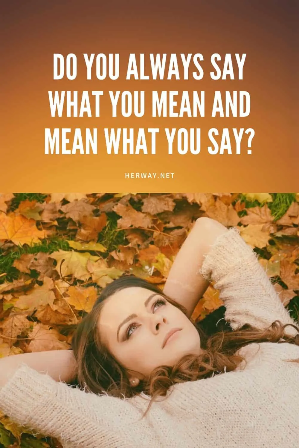 Do You Always Say What You Mean And Mean What You Say?