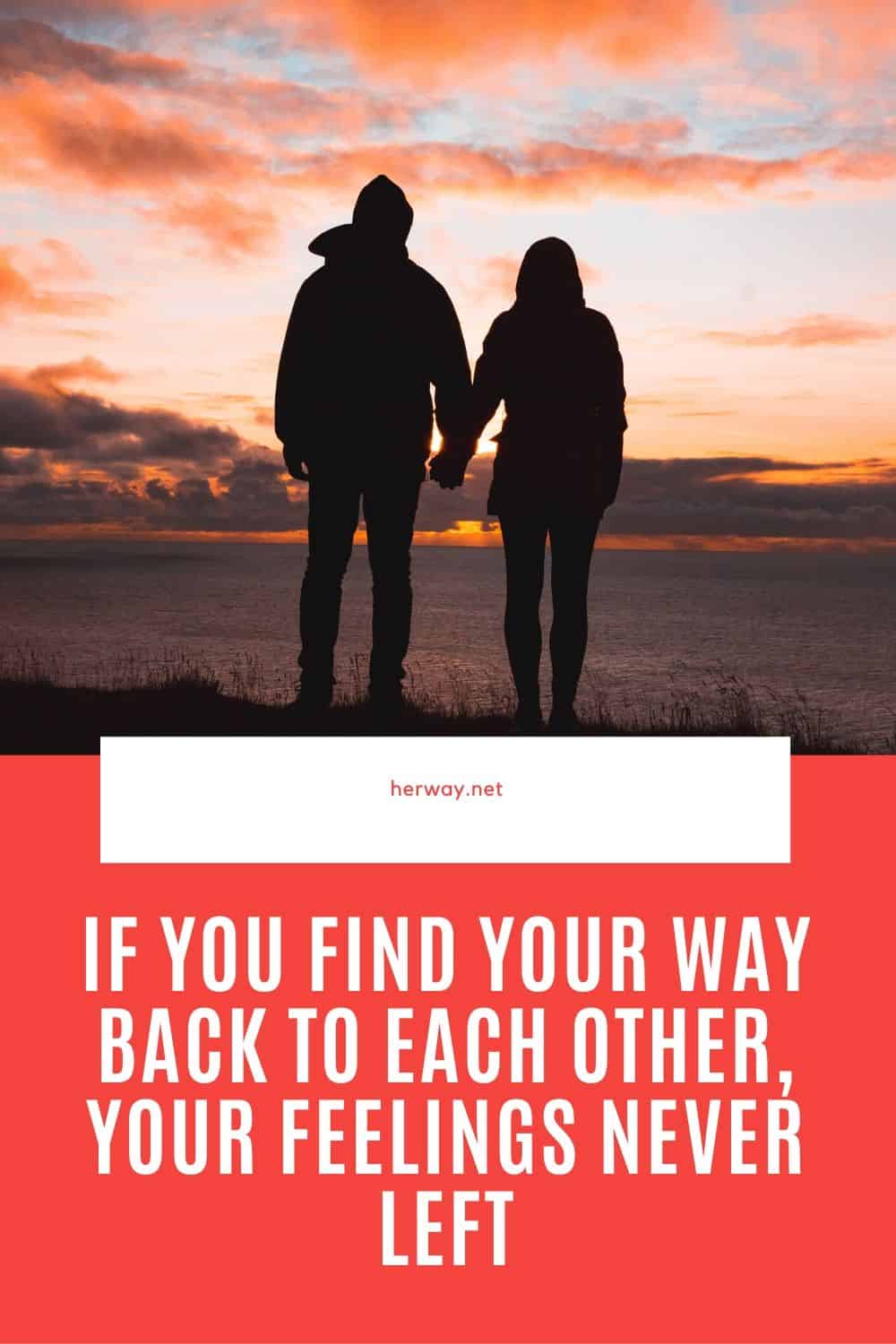 If You Find Your Way Back To Each Other, Your Feelings Never Left
