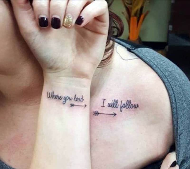 Meaningful song lyrics tattoo
