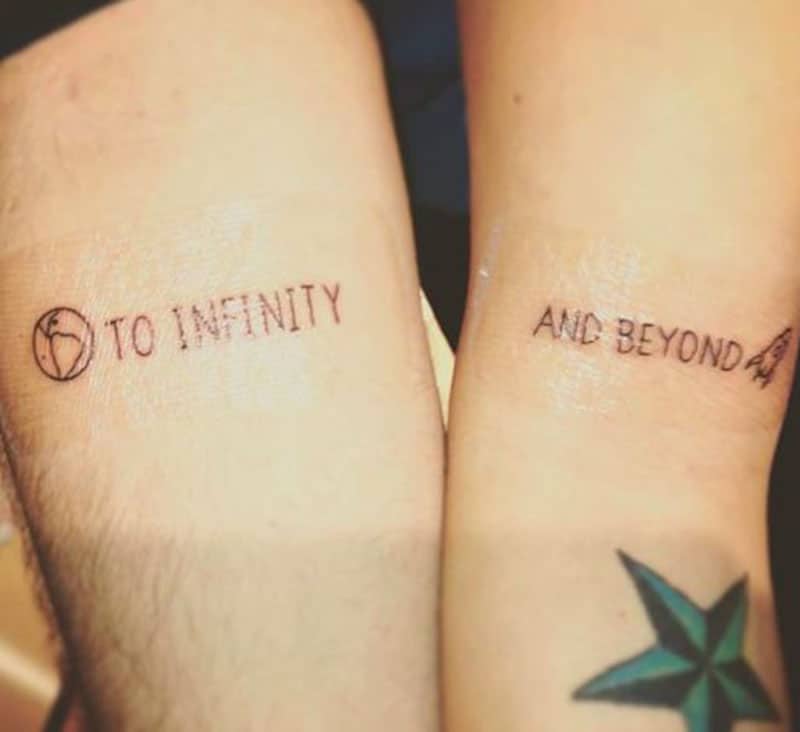 To infinity and beyond tattoo