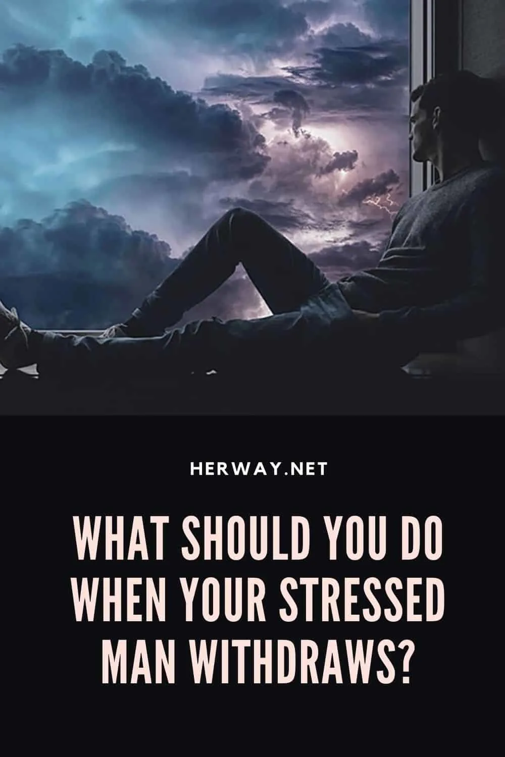 Why do men pull away when stressed