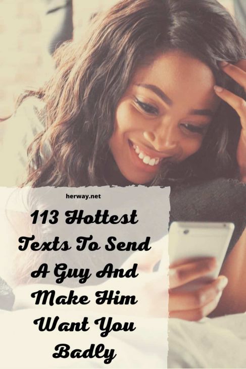 The best dirty text messages to send a guy